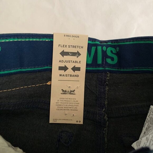 Levi's Boys' 511 Slim Fit Eco Performance Jeans Size 8 Regular 24” x 25” New - Picture 7 of 10